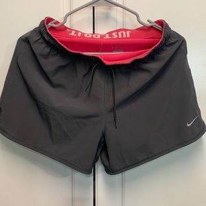 Girls Nike Dri-Fit Shorts Hot Pink.